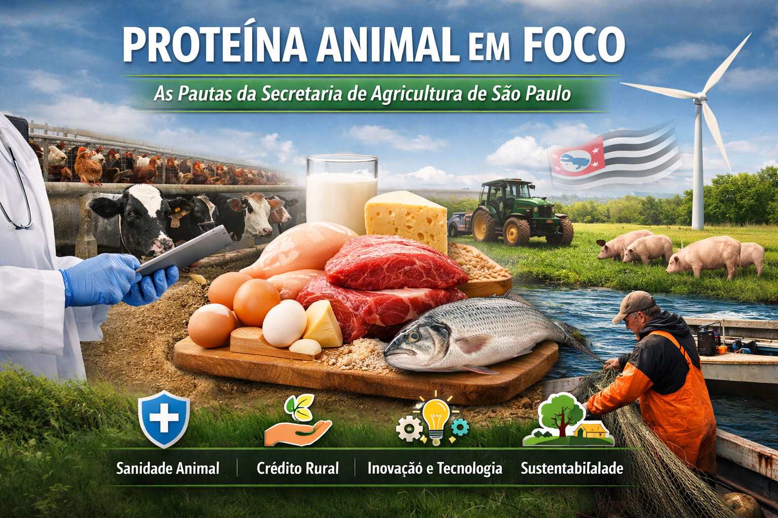 As Principais Pautas da Secretaria de Agricultura de São Paulo para o Setor de Proteína Animal