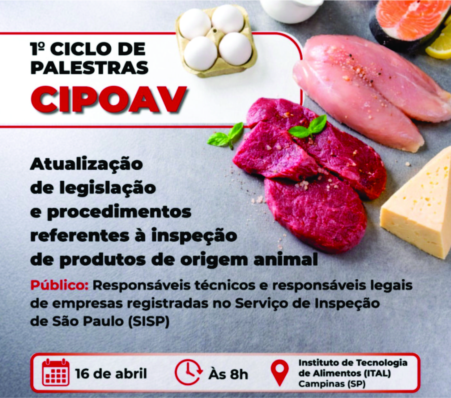 SISP - Ciclo de palestras vai atualizar legislações  e procedimentos