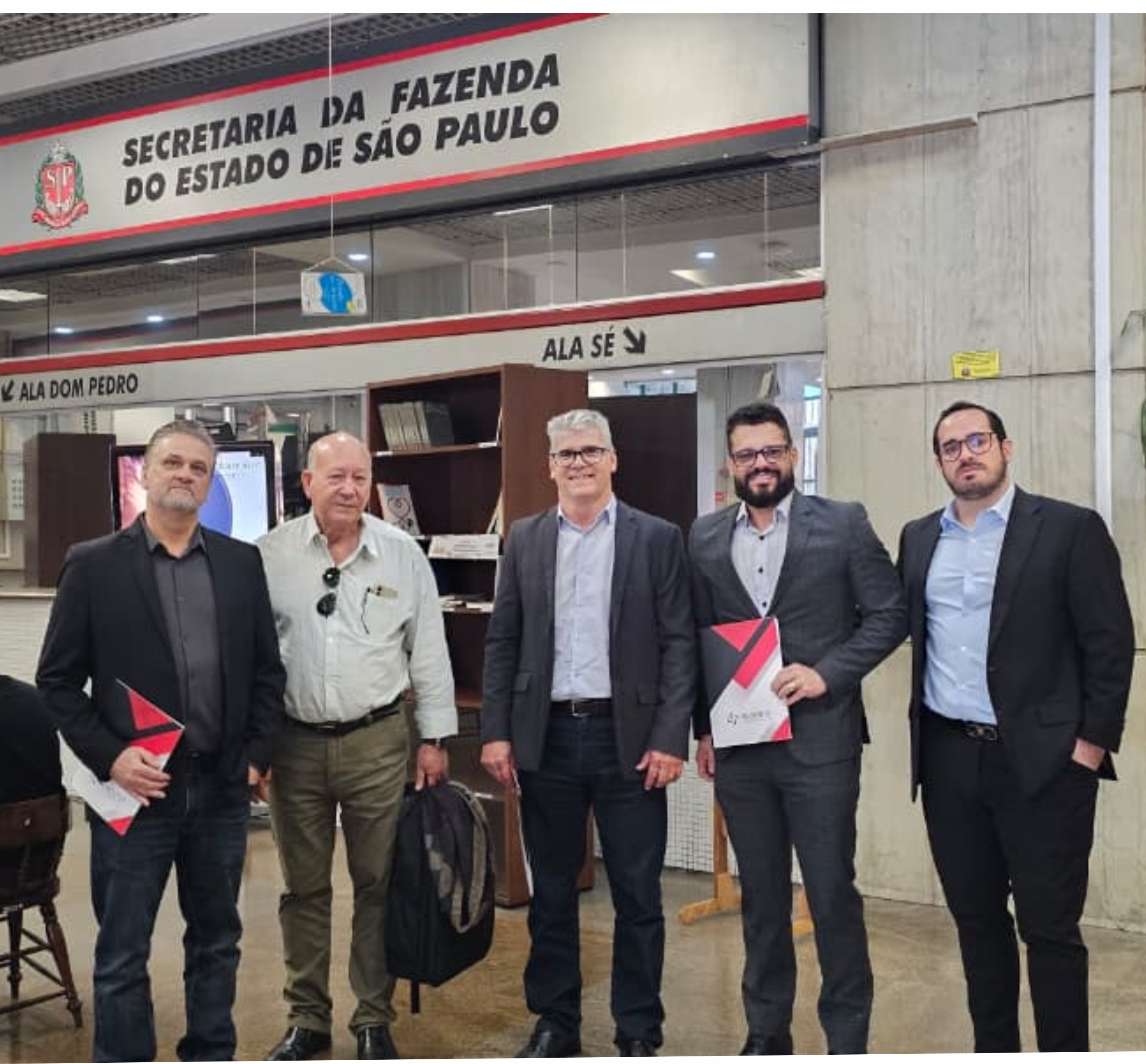 Representantes da ASSESISP  fazem reunião com secretário,  na Secretaria da Fazenda de São Paulo